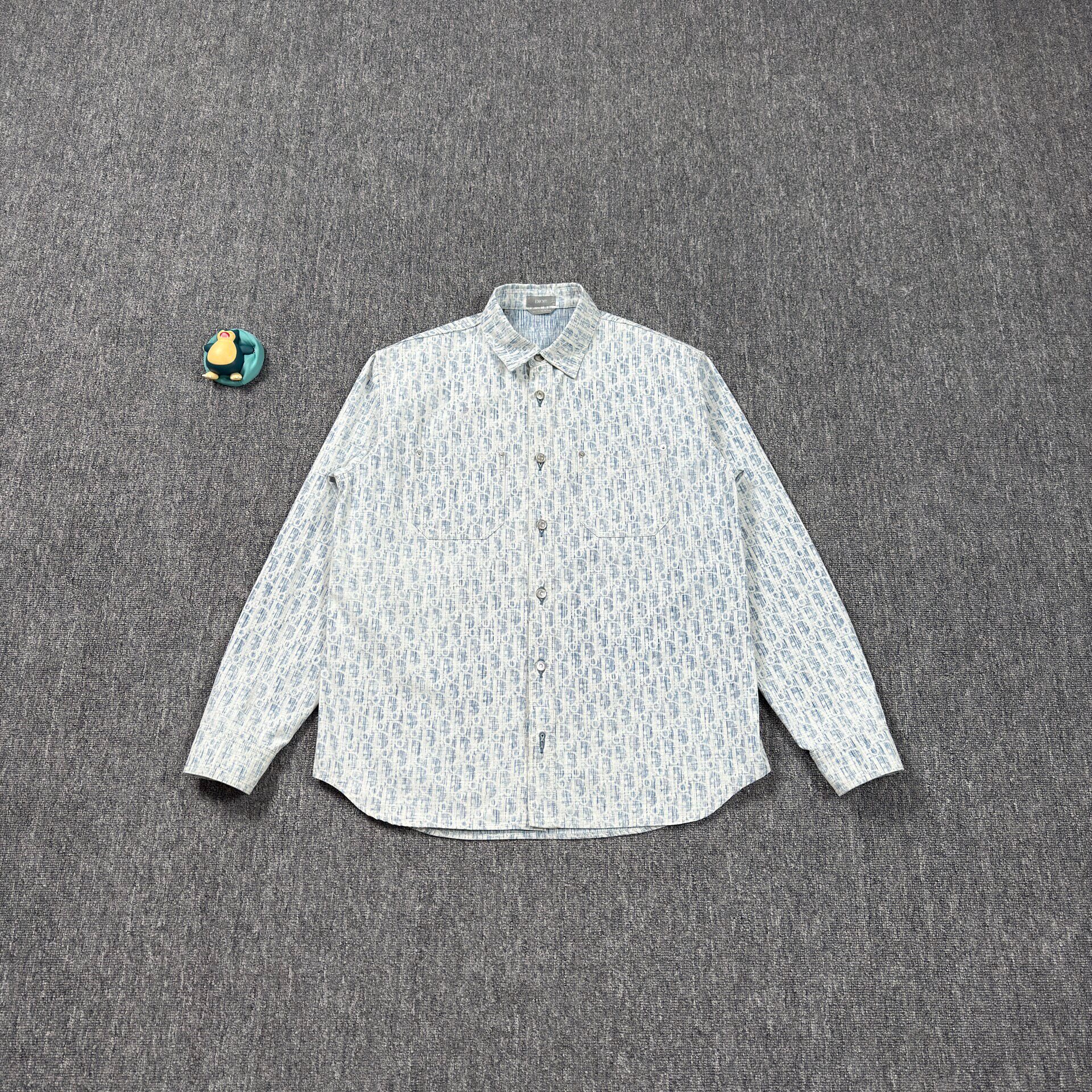 Dior Oblique Blue Shirt Jacket