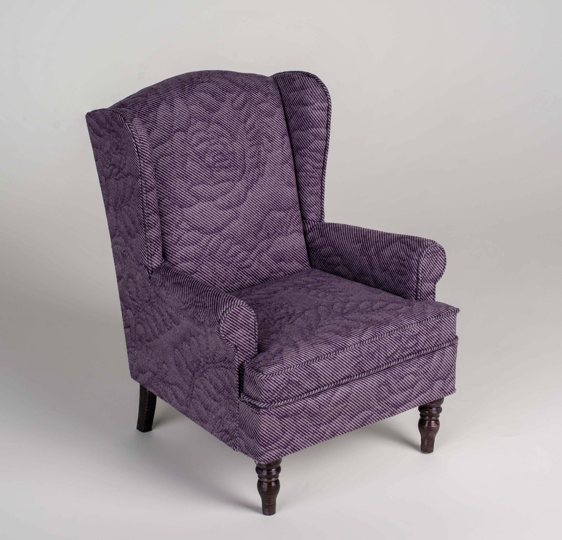 Détail d'un fauteuil miniature