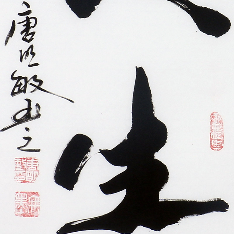 唐明敏《禅悟人生》0109行书 斗方 装饰 收藏