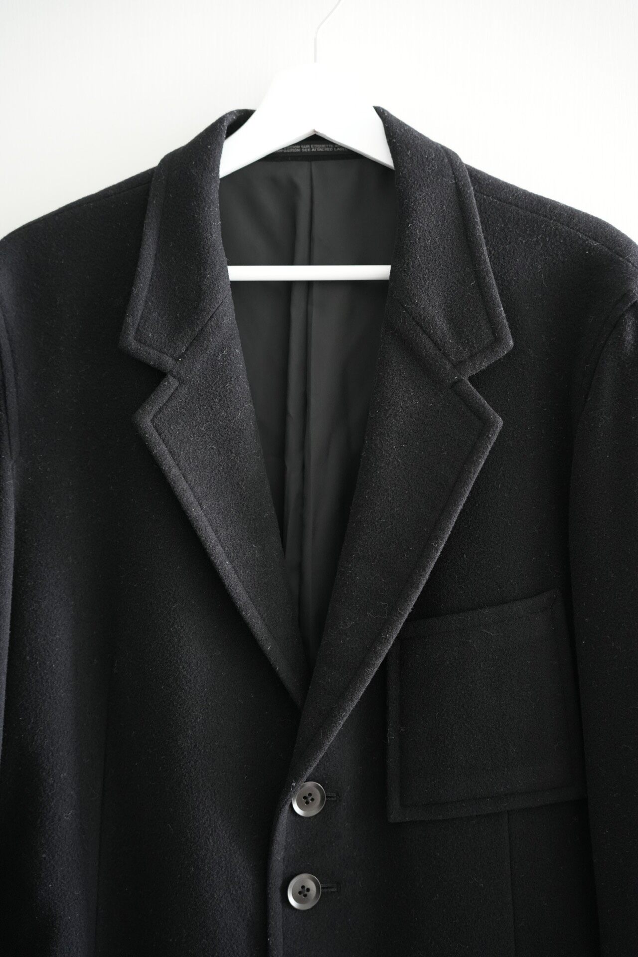 Yohji Yamamoto 99AW 8-Button Wool Suit — detail