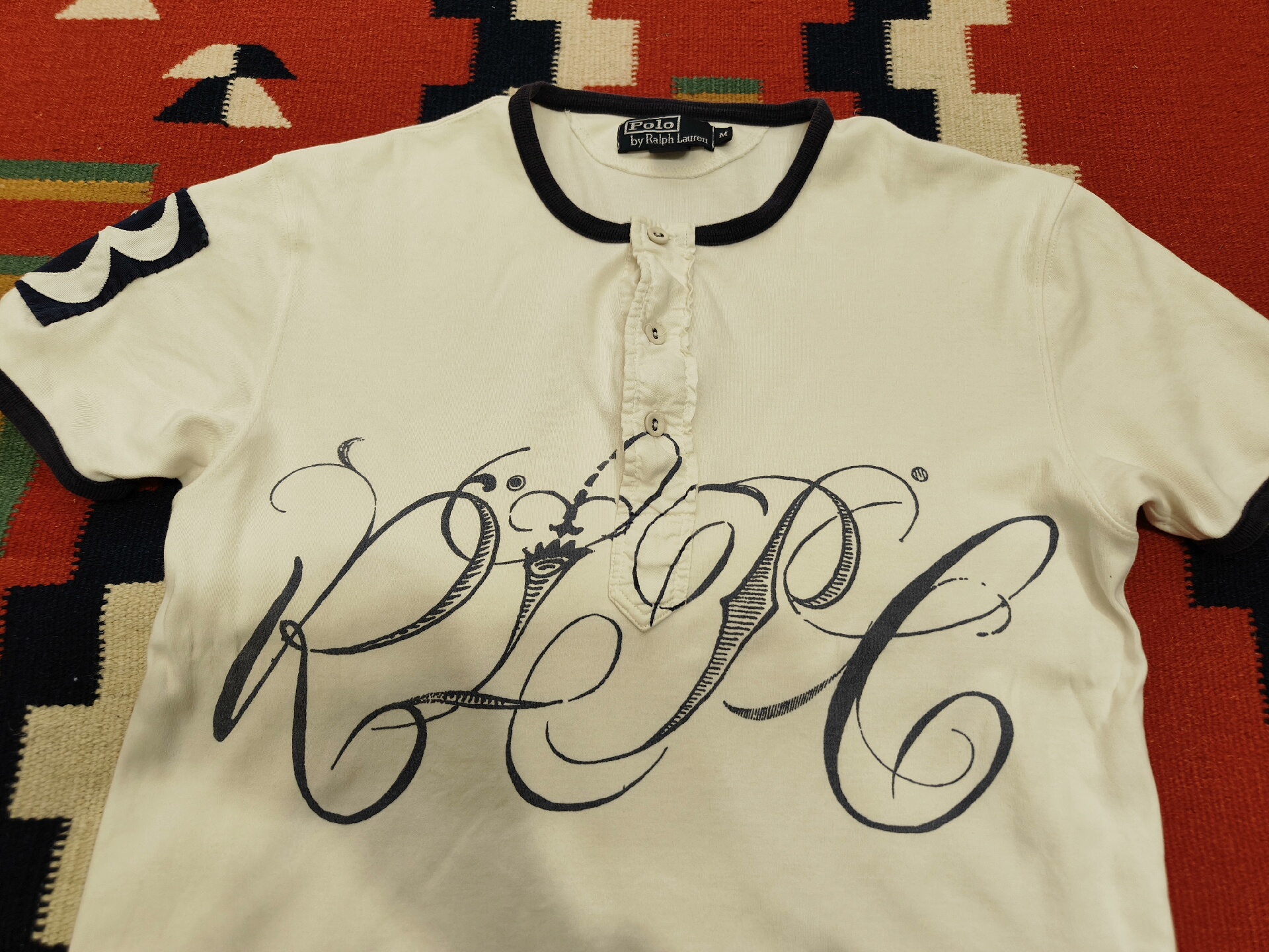Polo Ralph Lauren RRL Short-Sleeve Henley — detail