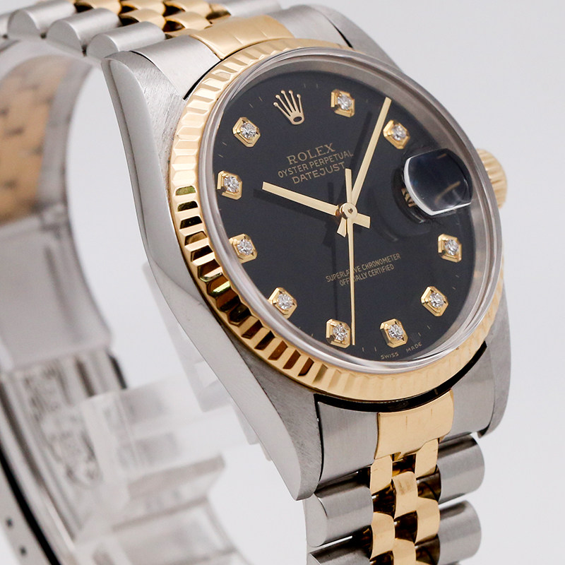 [拍下立减100]9.5新rolex劳力士手表男表自动机械黄金精钢后镶钻