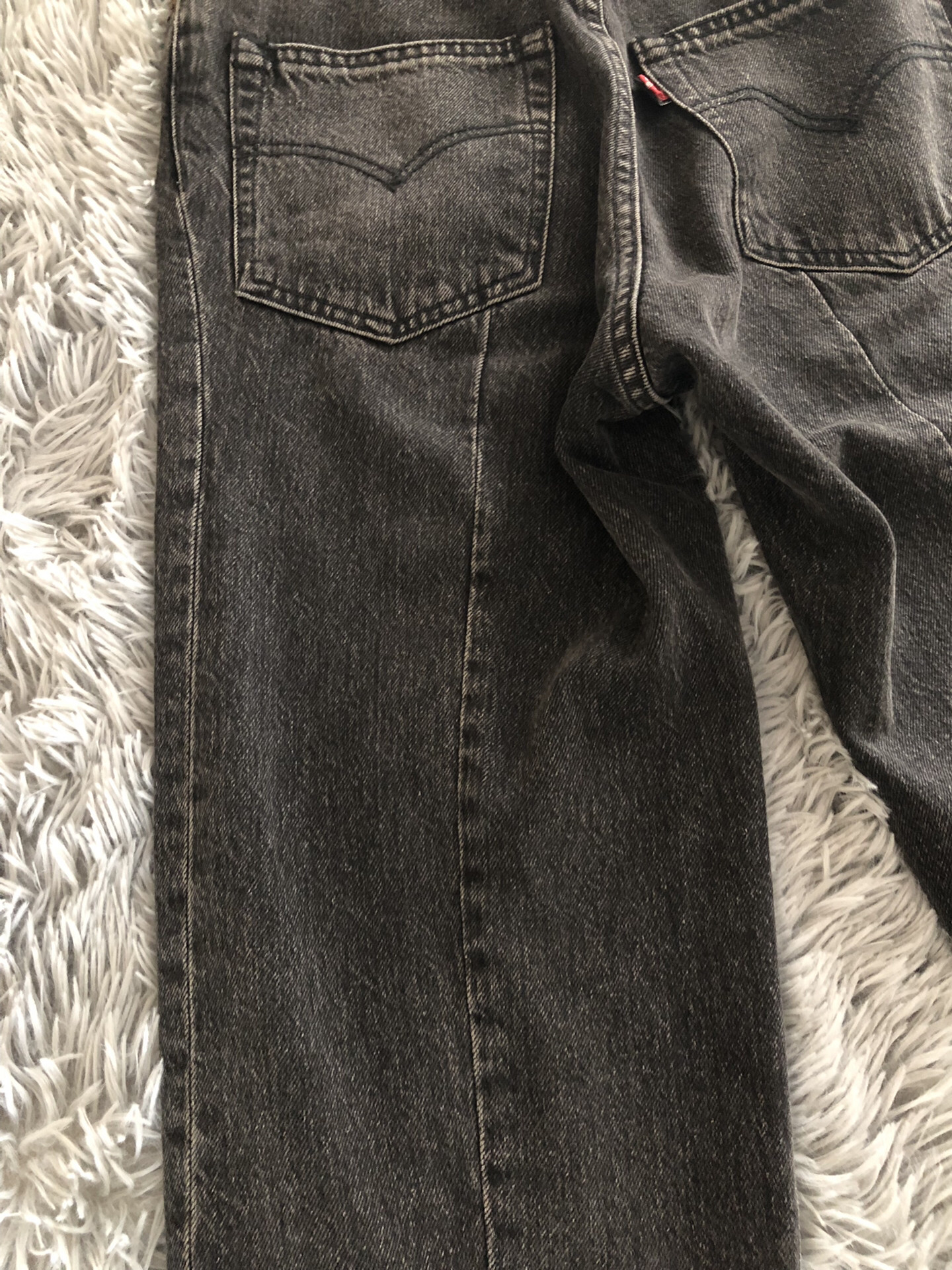 Vetements x Levis Patchwork Jeans — back