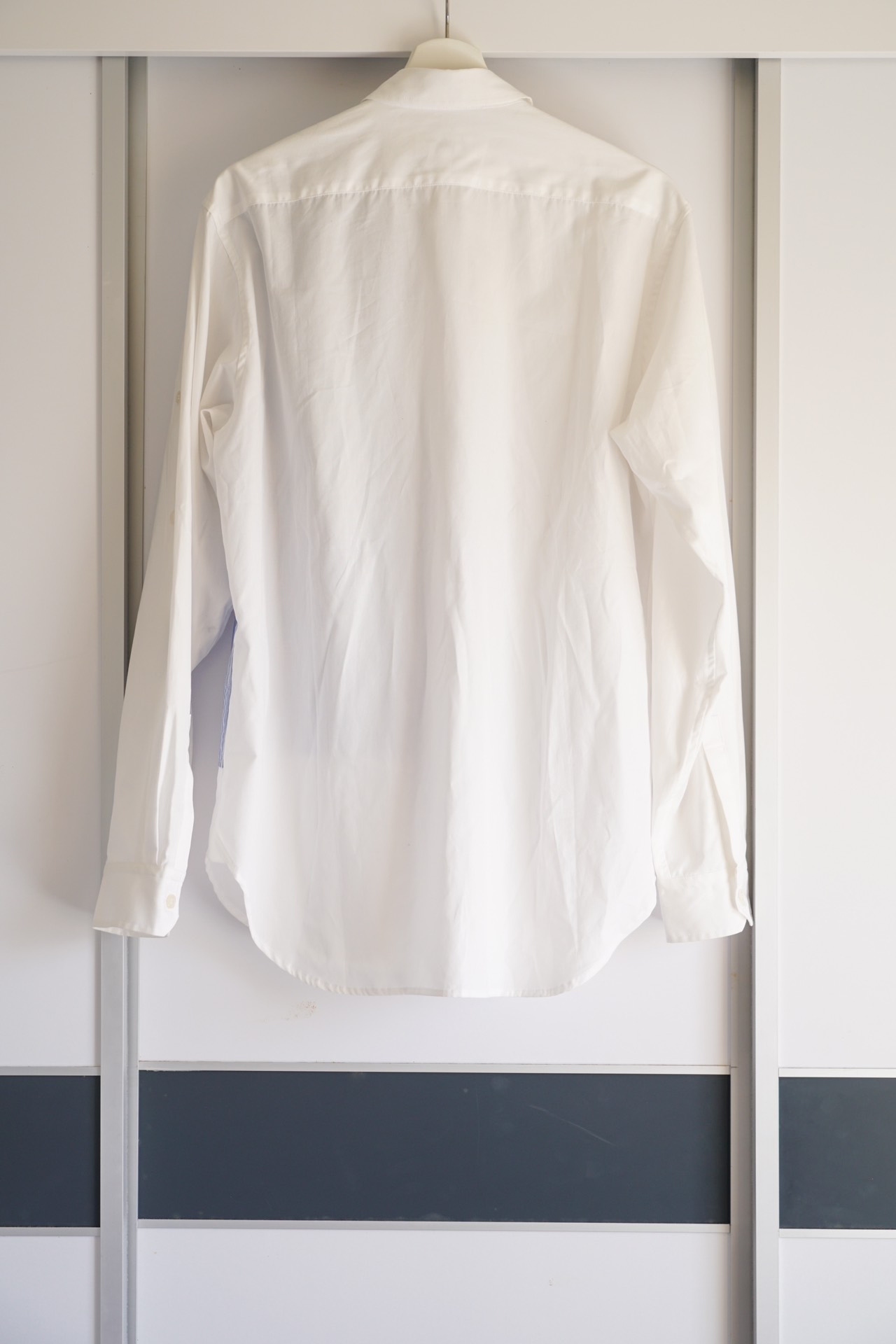 Yohji Yamamoto 13ss Blue Stripe Shirt — front