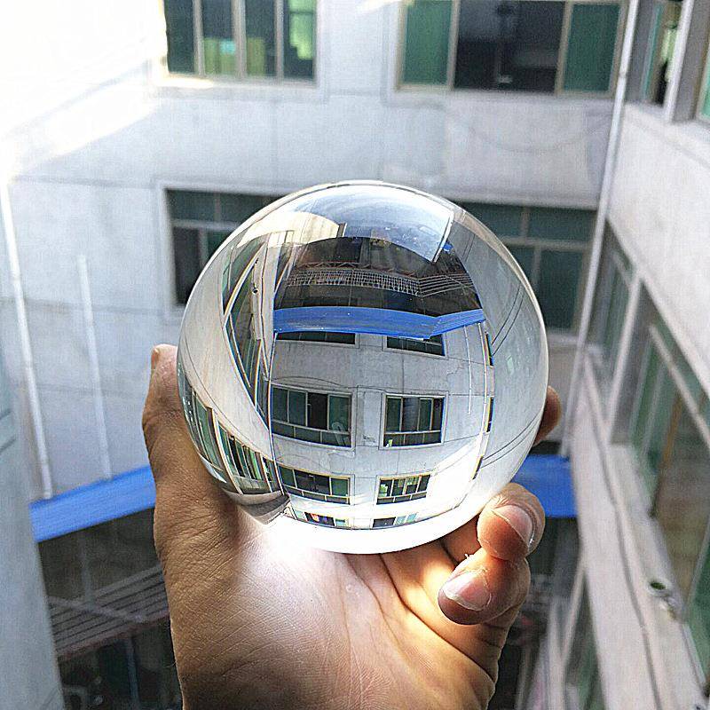 透明水晶球光球摆件魔术转运球道具摄影小玻璃珠子弹弹珠圆珠实心