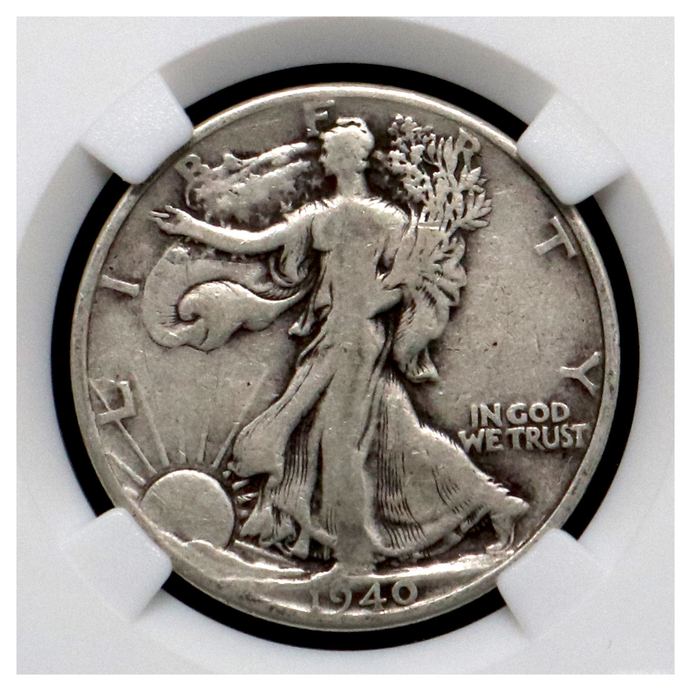 (国外回流)20世纪美国自由女神银币-编号9965