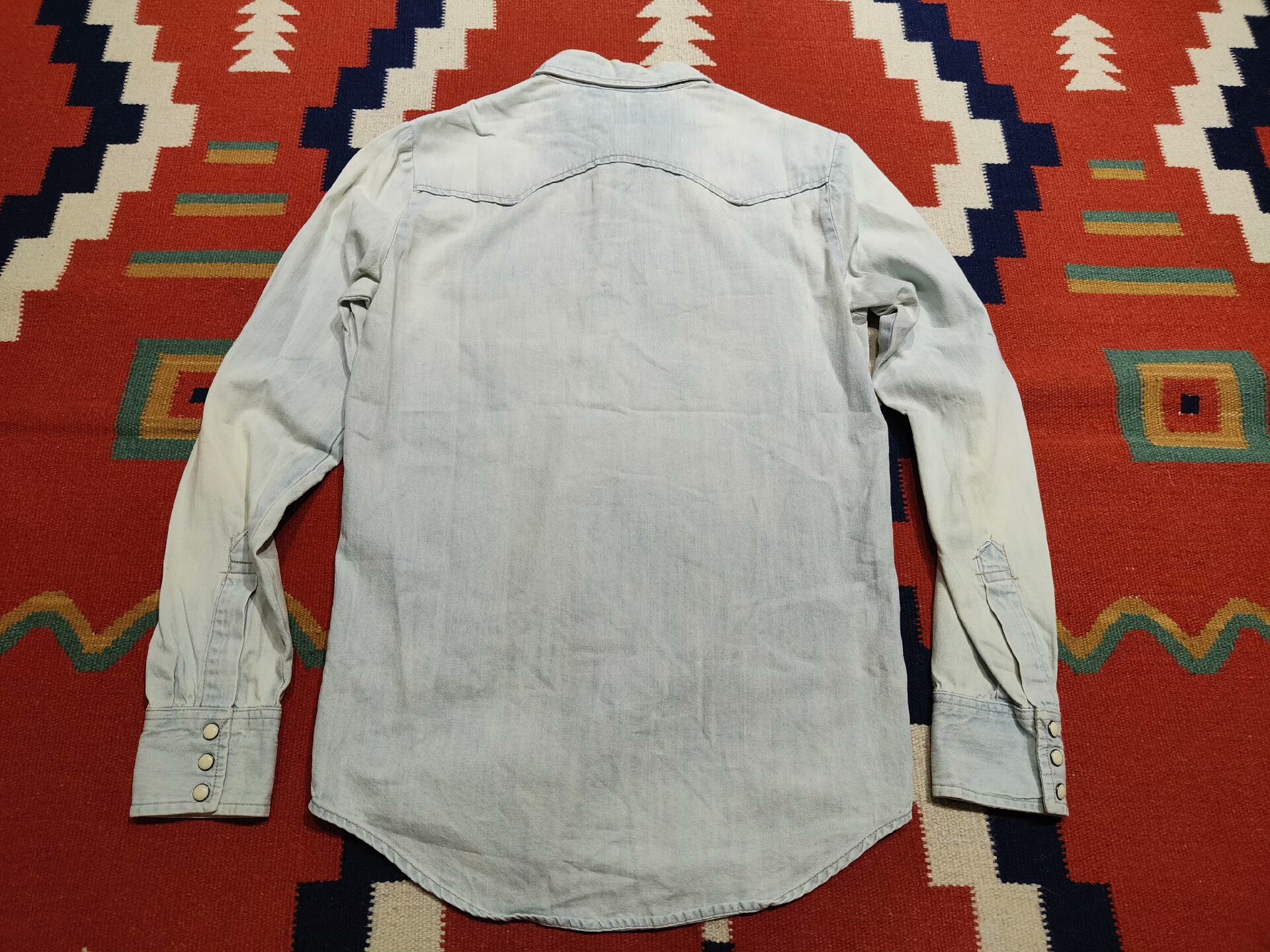 RRL Ralph Lauren Western Denim Shirt — front