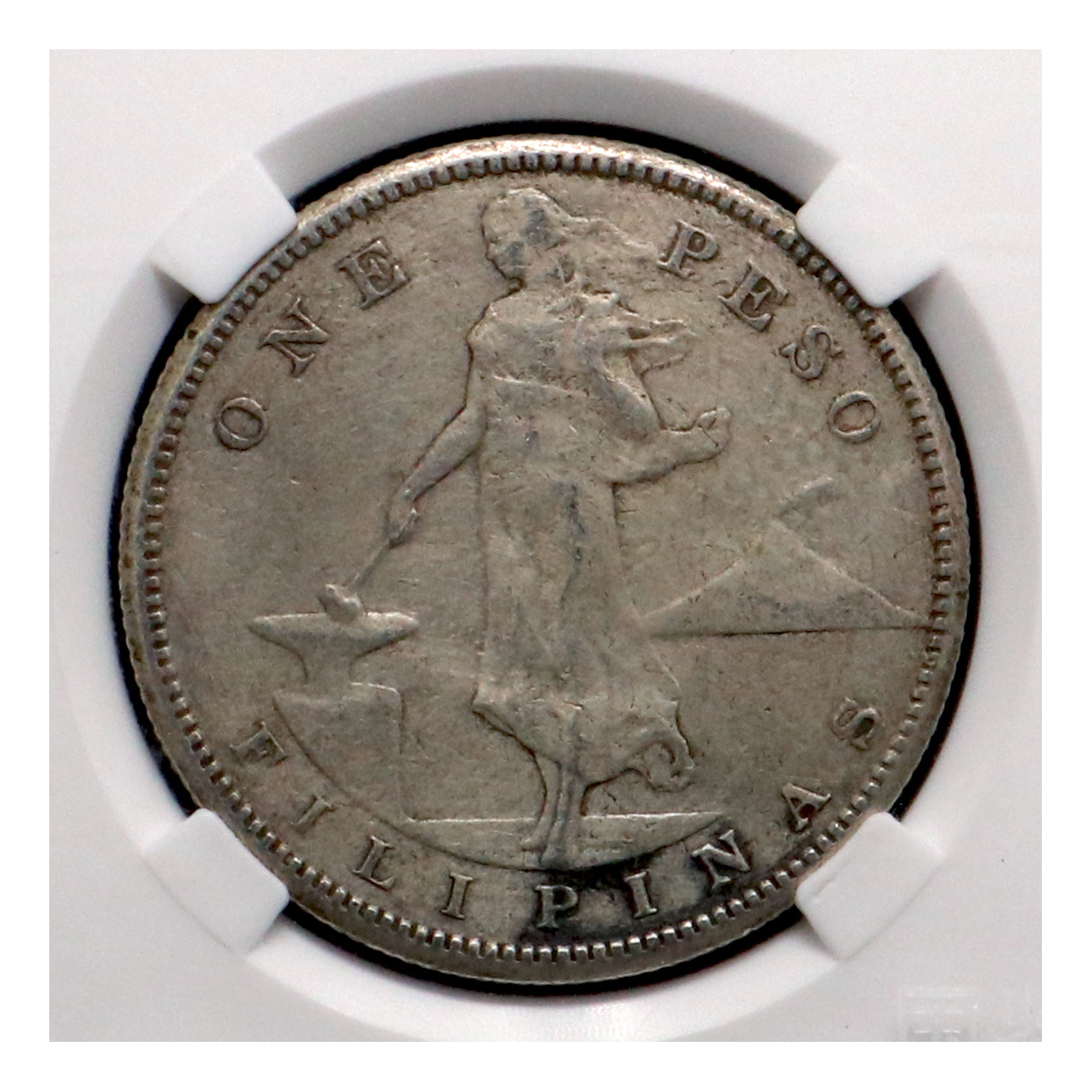 (国外回流)20世纪美属菲律宾女神银币-编号5963