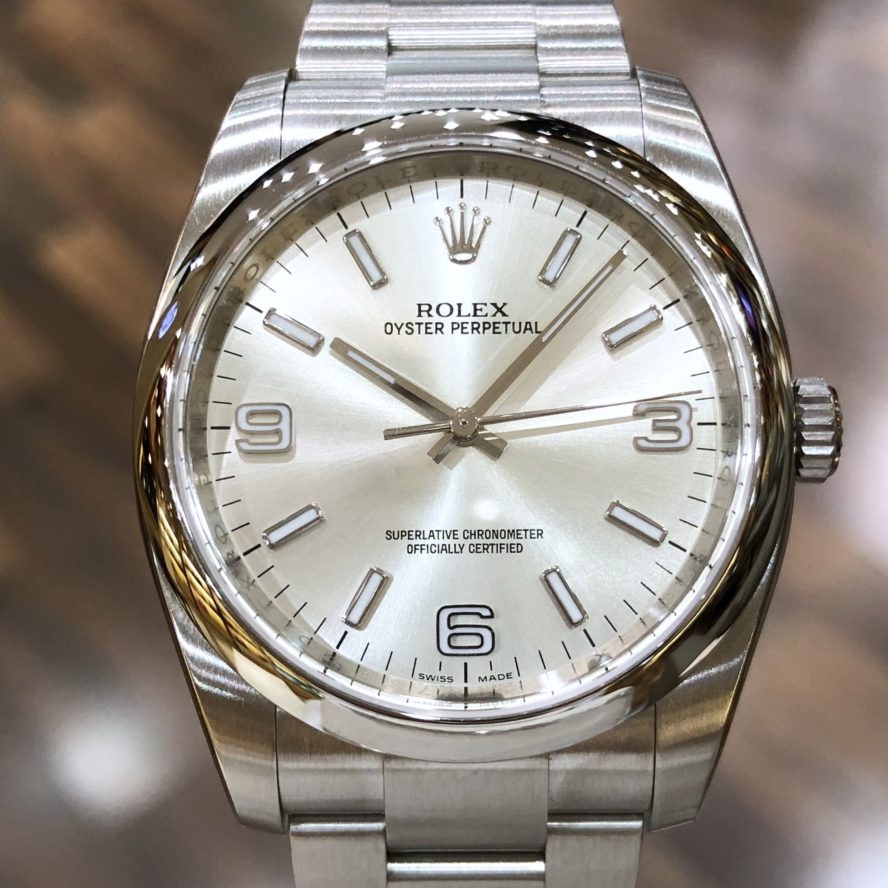 [全套附件][9.8新未使用]劳力士手表男表蚝式恒动36mm精钢全自动