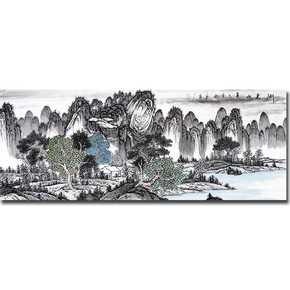 8米3次出价结束12月13日 00:00成交价064000黄任飞《云漫青山图》1.