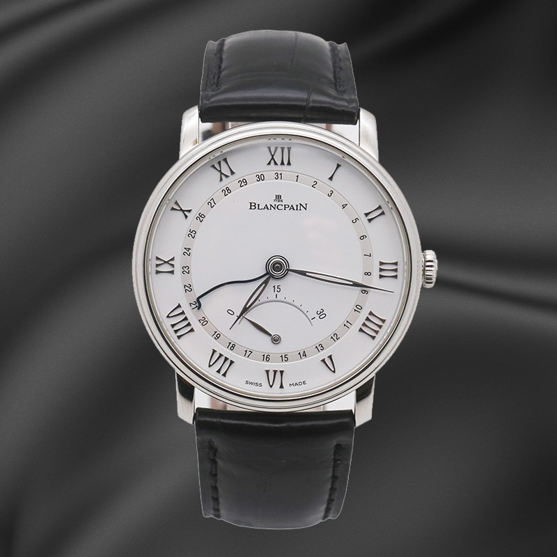 [拍下立减100][9.5新]宝珀男士手表经典6653自动机械精钢皮带商务