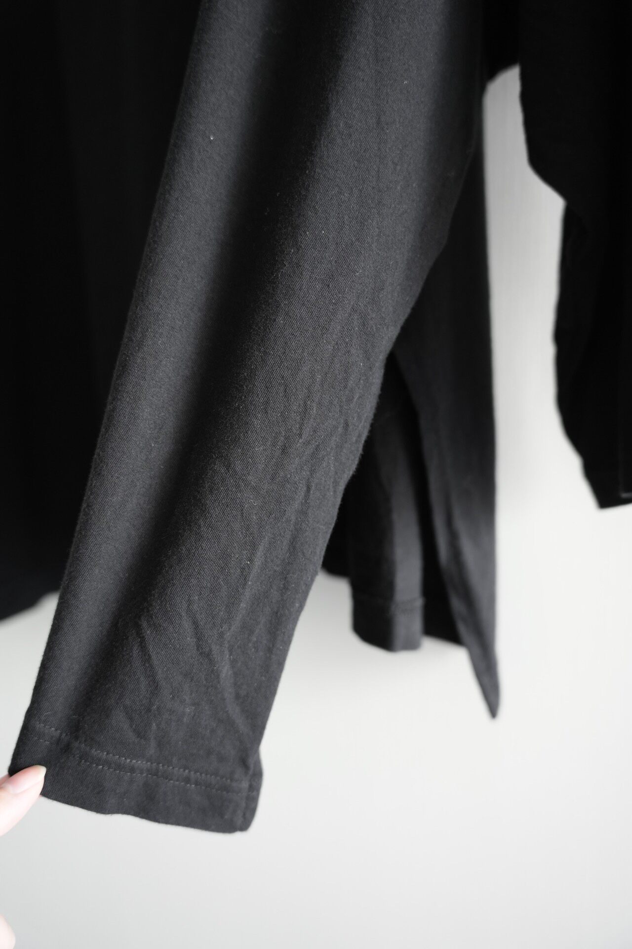 Yohji Yamamoto 18AW Batwing Sleeve T-Shirt — label