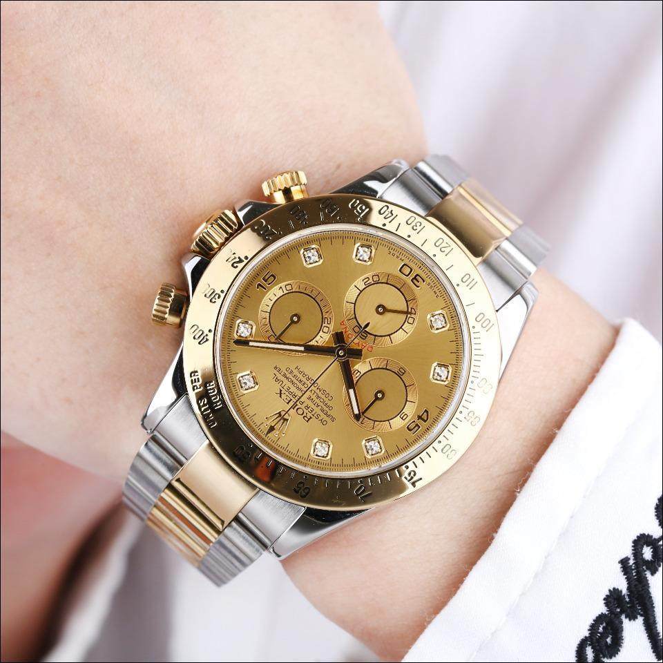 [9.8新]劳力士116523宇宙计型迪通拿黄金精钢自动机械男表