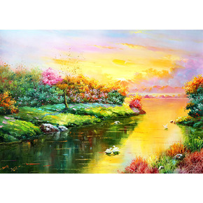 23:00当前价062800双11领劵捡漏【朝鲜油画】拍卖一级画家  高恩姬