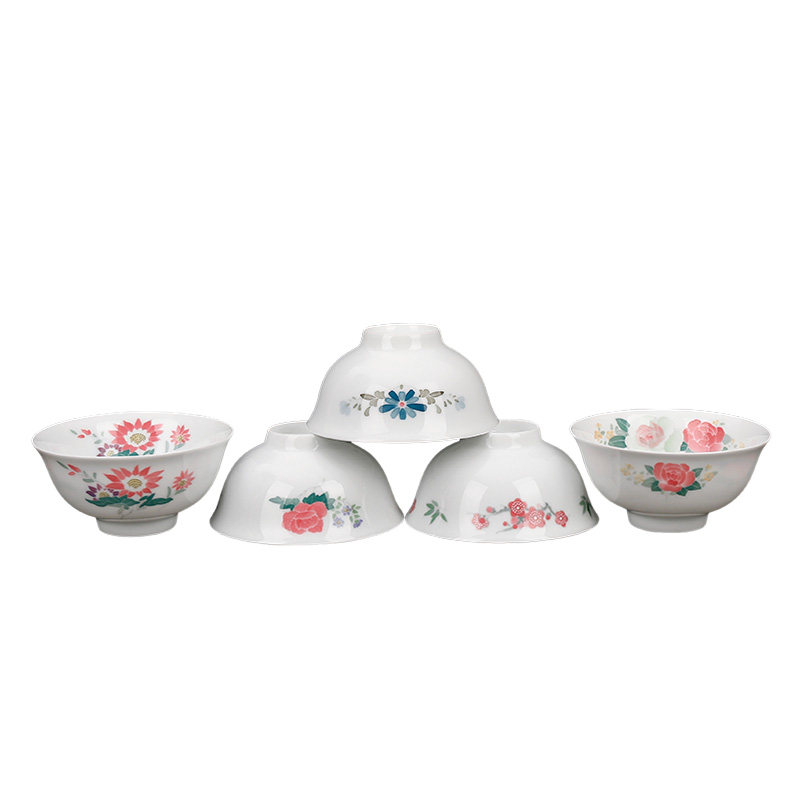 红官窑出品 系博物馆监制藏品 四季花毛瓷