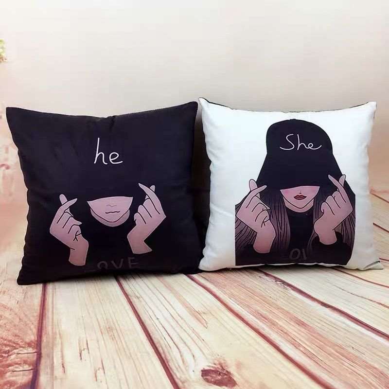 originality new pattern lovers Pillows Cross stitch Embroidery Kit manual DIY automobile Cushion a living room backrest pillowin the Home Fabric , Stitch & Tools Accessories , Cross Stitch Kit category - from Buy2taobao.com to provide professional Taobao agent buy service