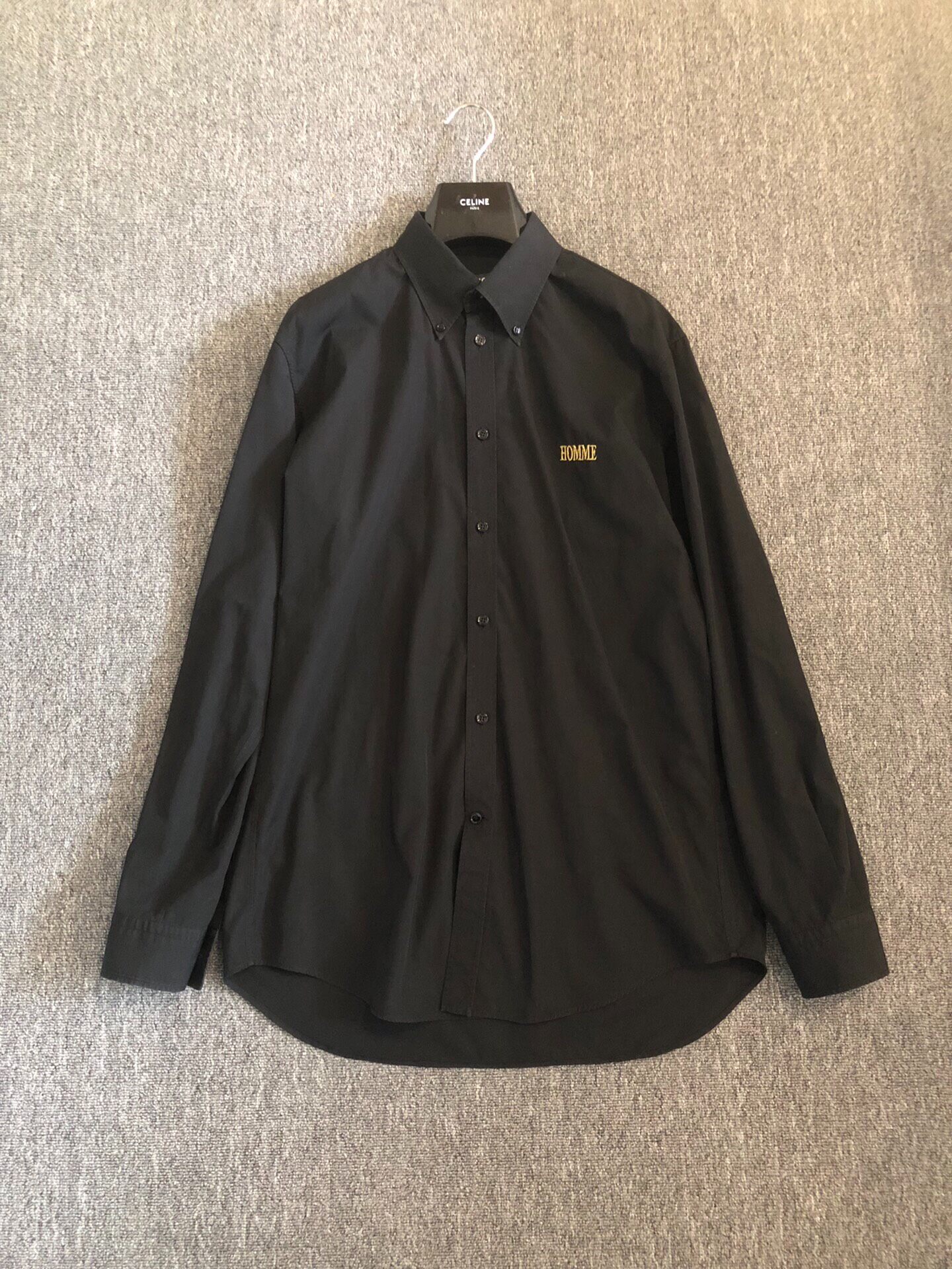 Balenciaga HOMME Black Button-Up Shirt