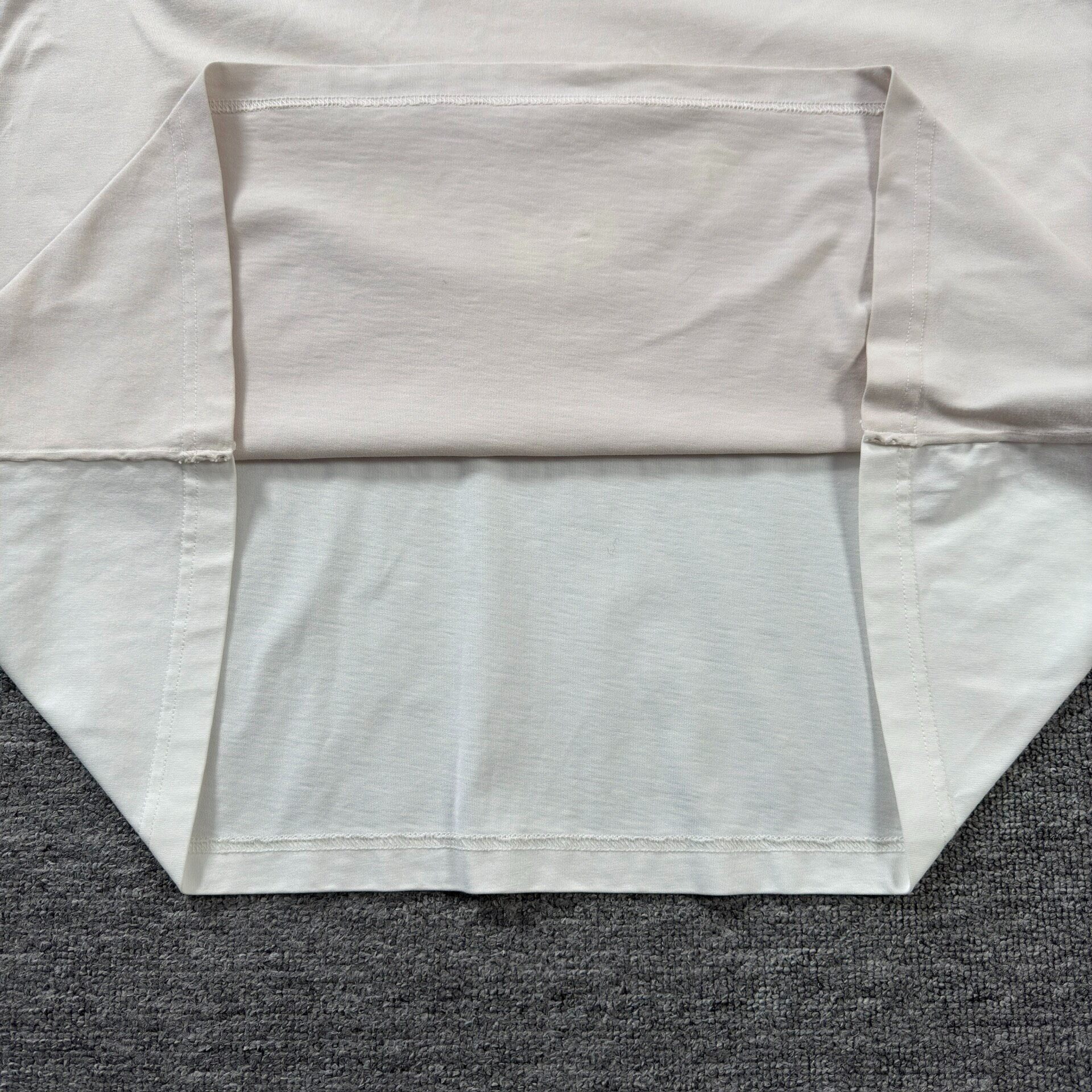 Balenciaga White Short-Sleeve T-Shirt — detail