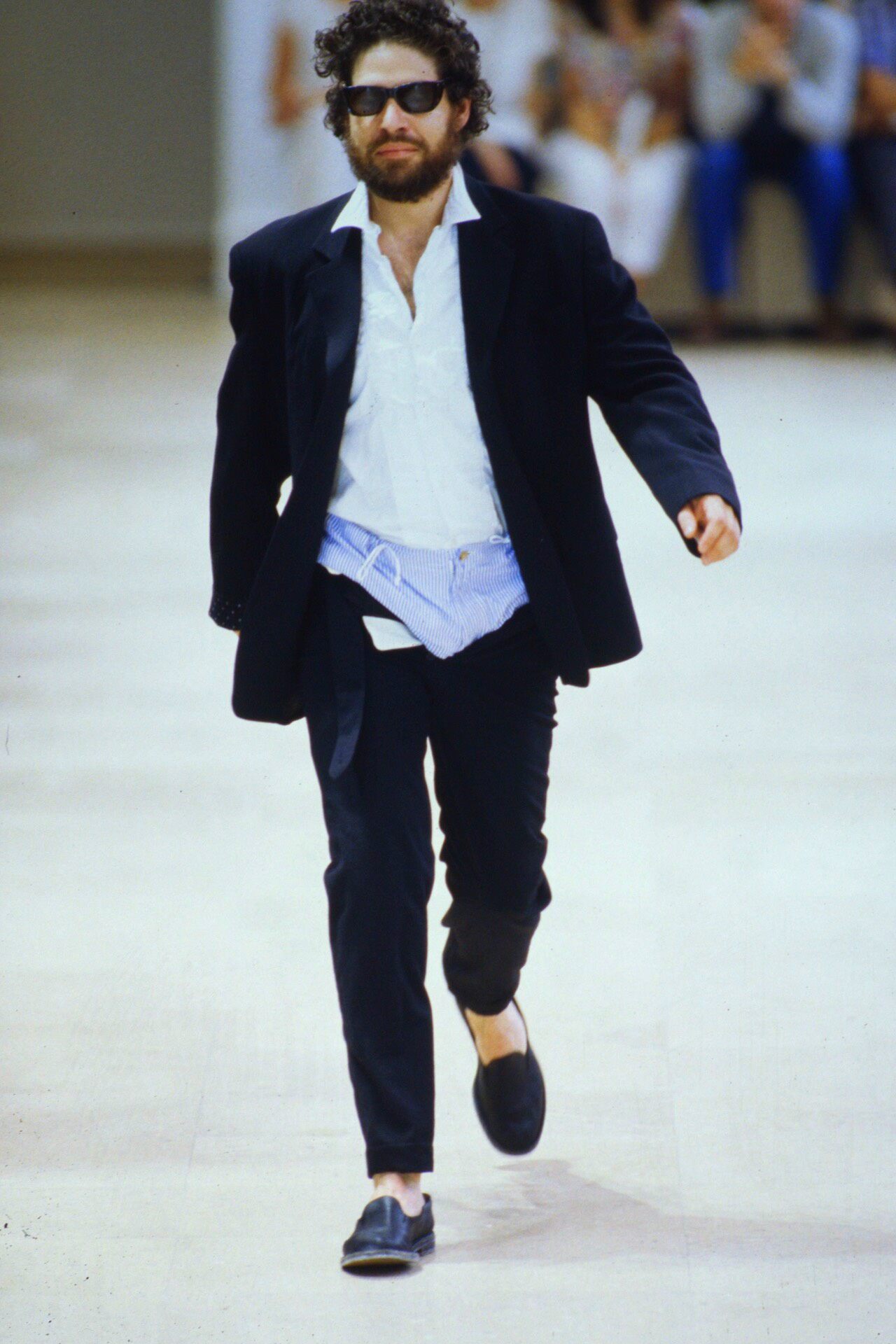 Yohji Yamamoto 95ss Sashiko Blazer — detail