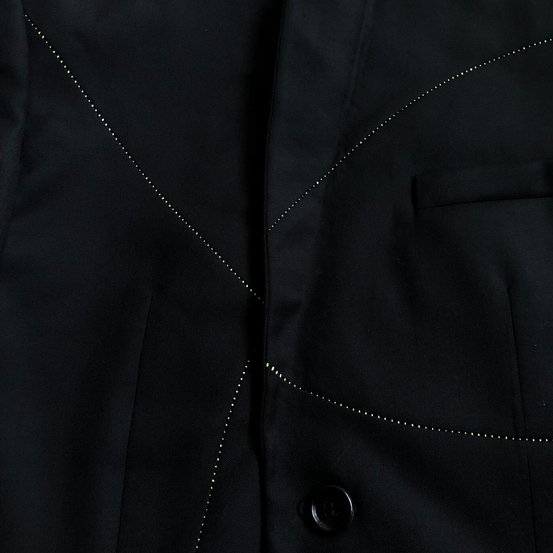 Dior Homme 15ss Stitch Wool Blazer — label