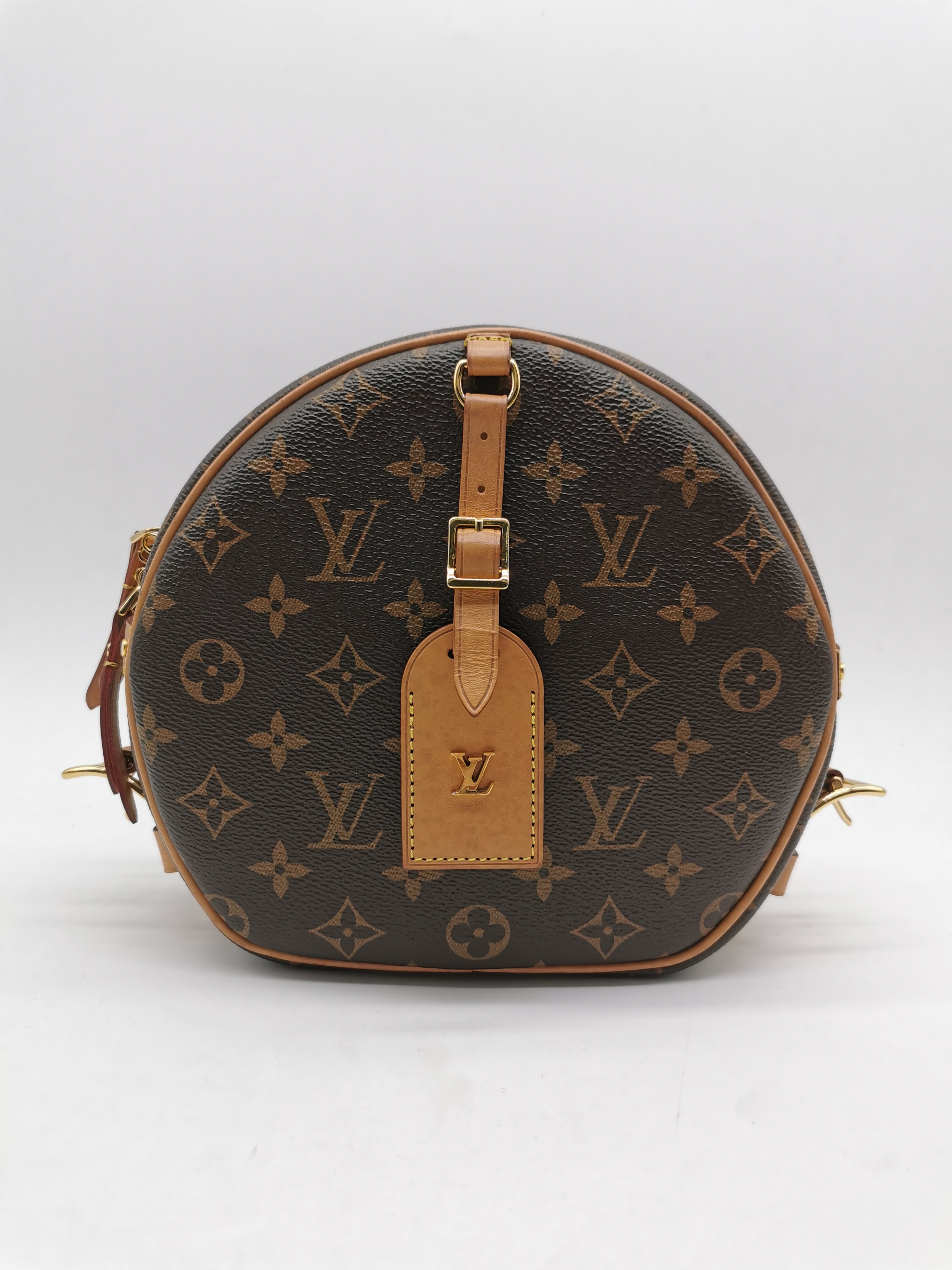 95新 lv路易威登 经典老花圆饼单肩斜挎包 经典款斜跨包