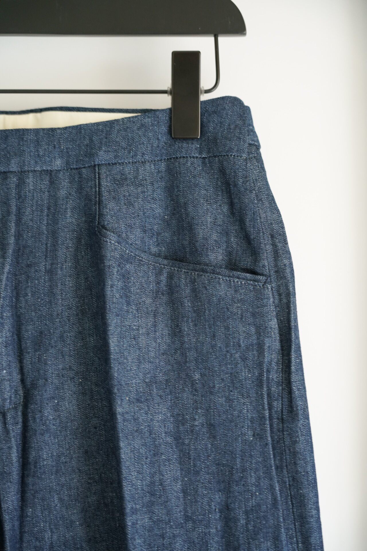 Yohji Yamamoto 86ss Raw Ramie Jeans — back