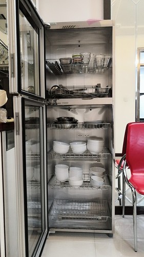 海尔*柜商用300升大容量餐饮饭店立式带烘干碗筷不锈钢碗柜