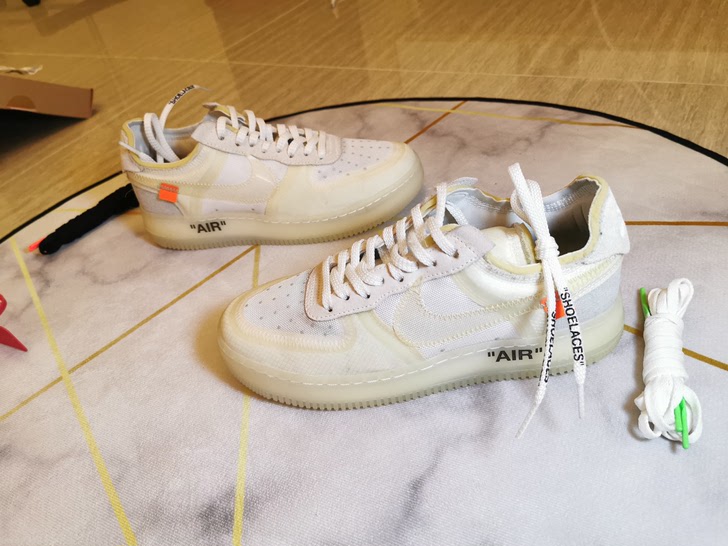 NIKEOFFForce1lowoff-white