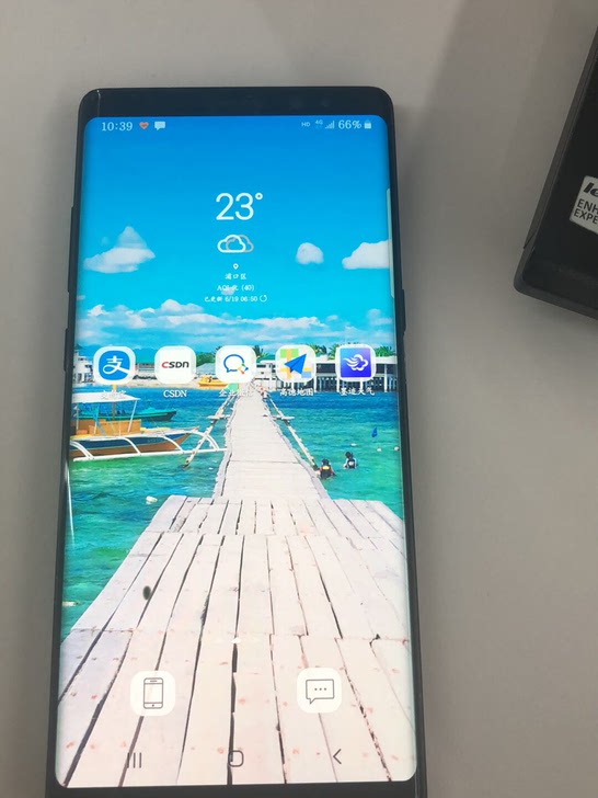 三星note8国行6 128，清凉一夏，黑色。