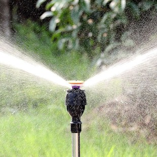 自动旋转洒水器花园浇花神器麦格喷灌喷头园林灌溉喷头带支架