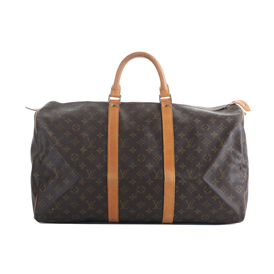 [9.0新]路易威登lv波士顿涂层帆布老花中性旅行手提包63781