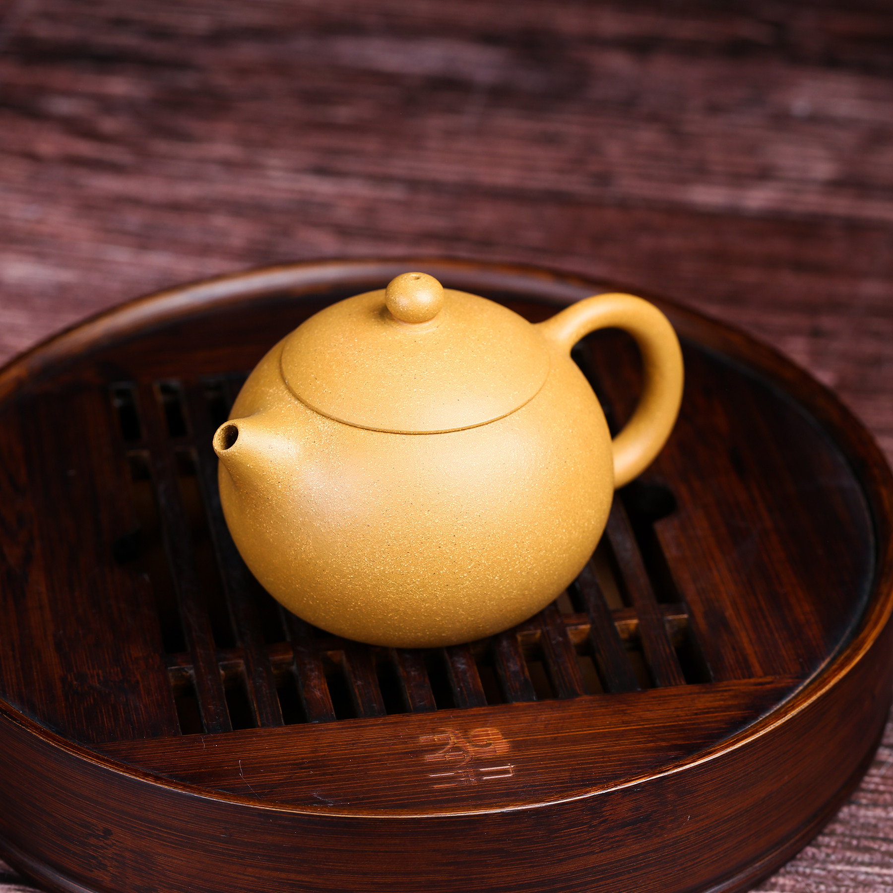 30天包退全手工放漏无保留【西施】280cc 原矿黄金段泥宜兴紫砂壶