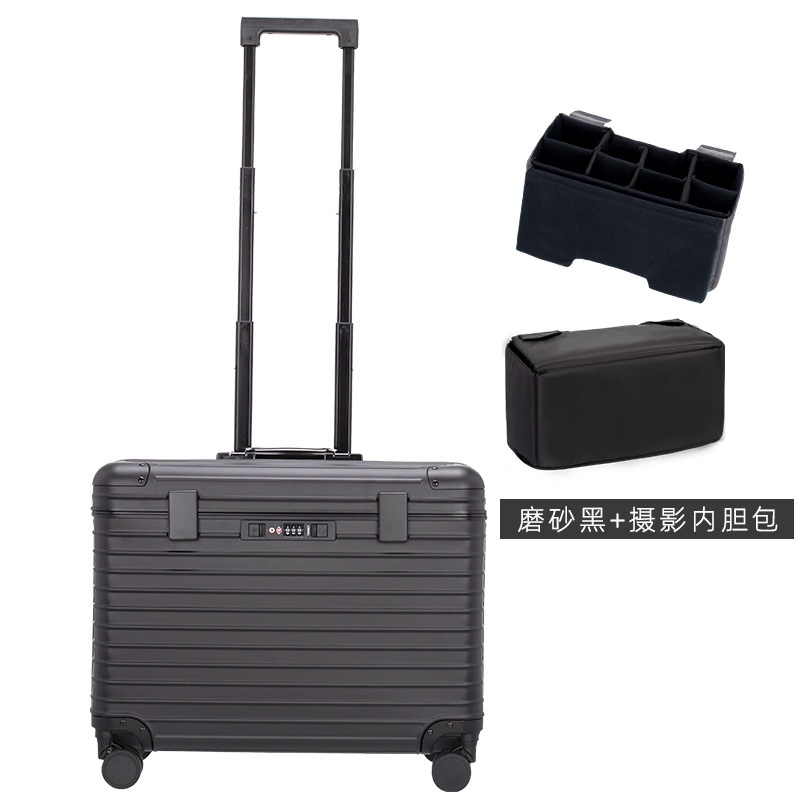 高档新款铝镁合金拉杆箱摄影相机箱行李箱旅行箱登机箱21寸器材工