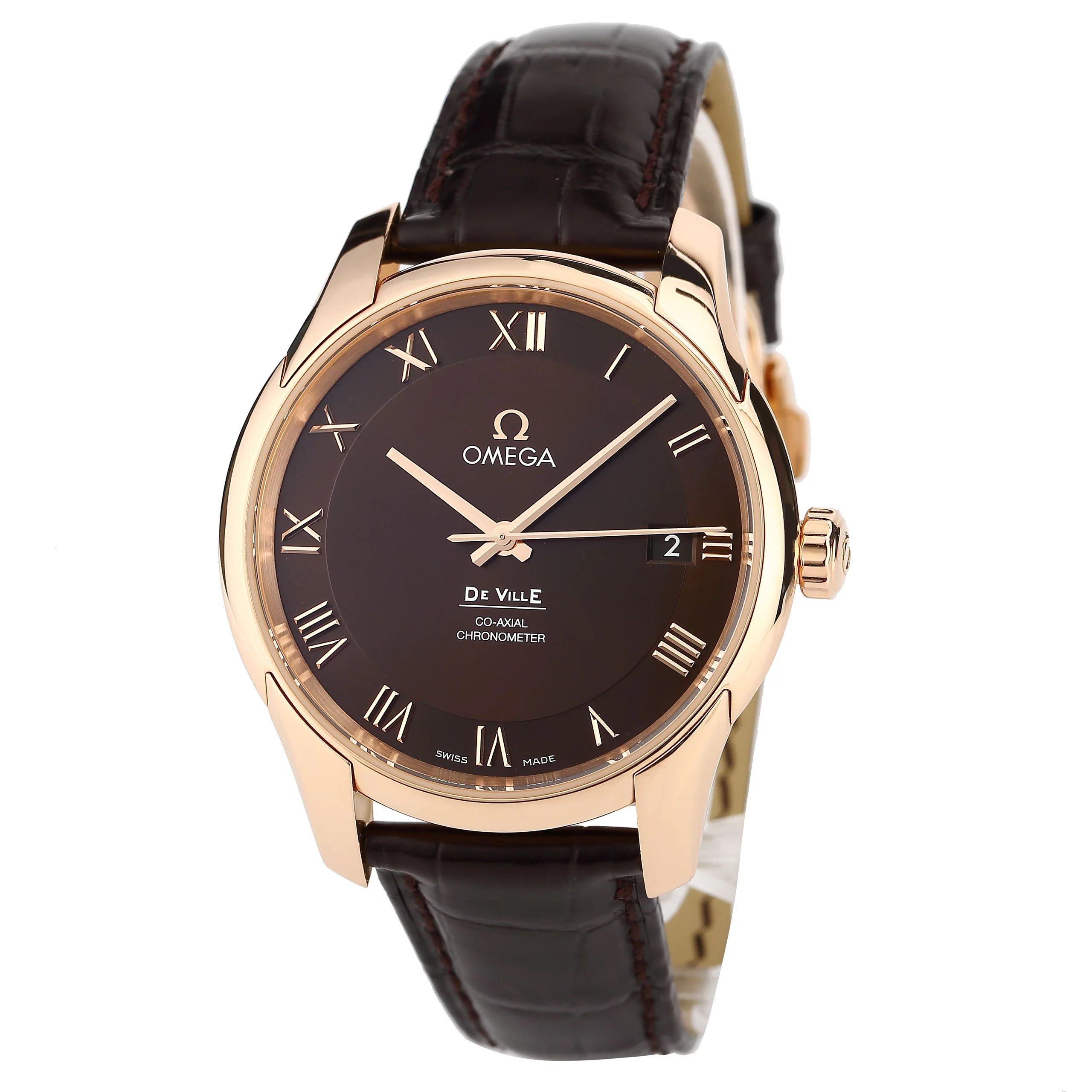 [9.5新]欧米茄431.53.41.21.13.001碟飞系列玫瑰金自动机械男表