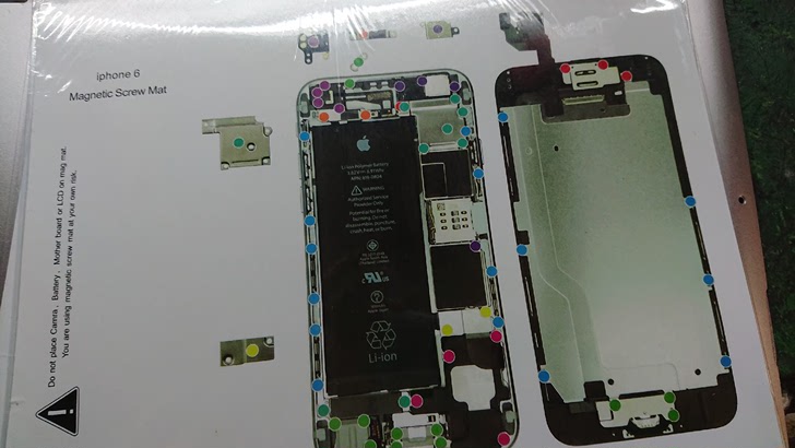 出iphone66s螺丝记忆贴适合新手练习拆装使用带