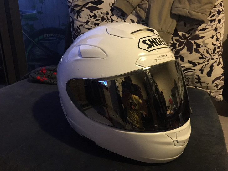 日本购入素白shoeiX12全盔，XL码白色