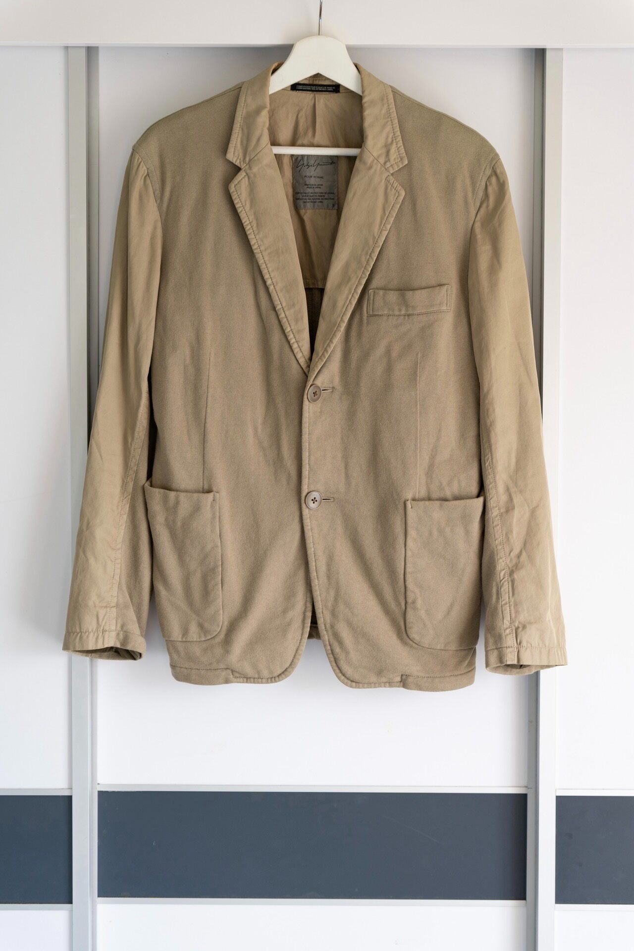 Yohji Yamamoto 12SS Beige Blazer