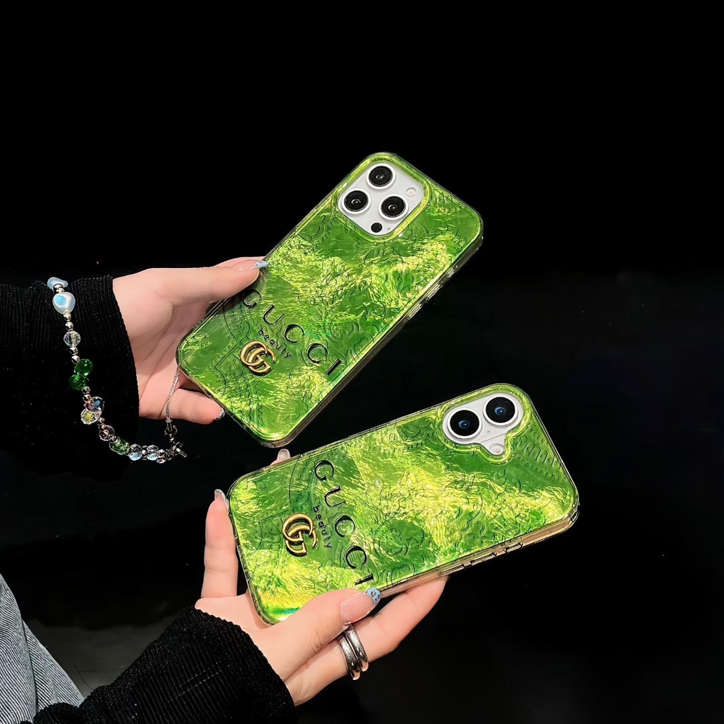 实拍全新 轻奢Gucci全包IMD双层手机壳