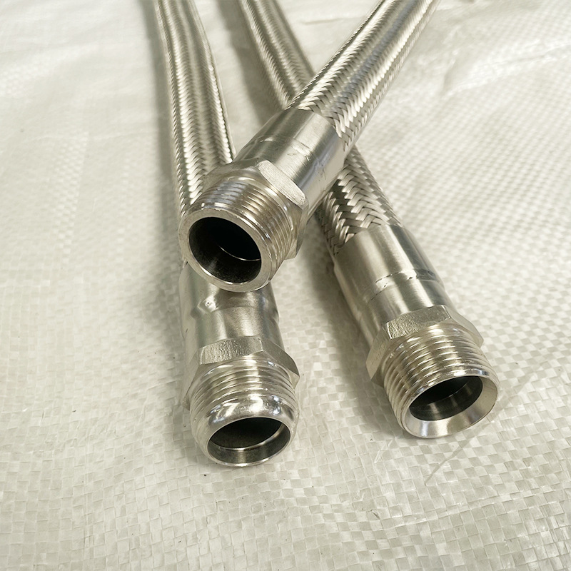 不锈钢金属软管焊接式型螺纹喇叭内丝工业波纹管金属软管