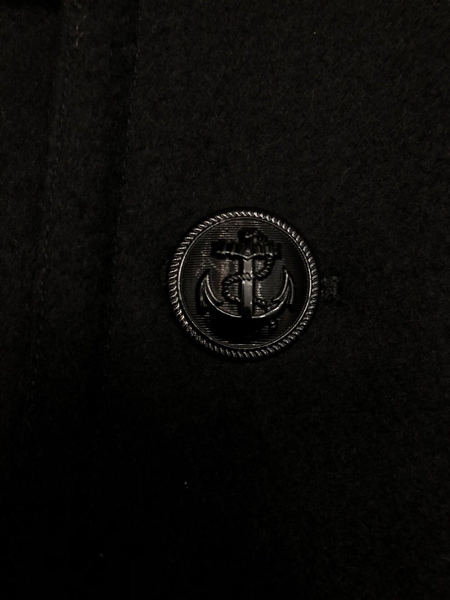 Saint Laurent 14FW Anchor Double-Breasted Coat — front