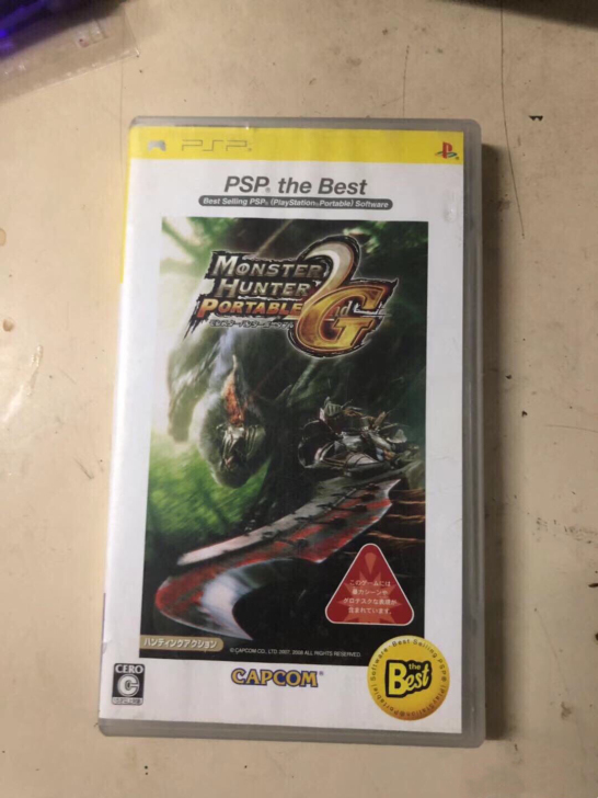 正版PSP游戏怪物猎人2G