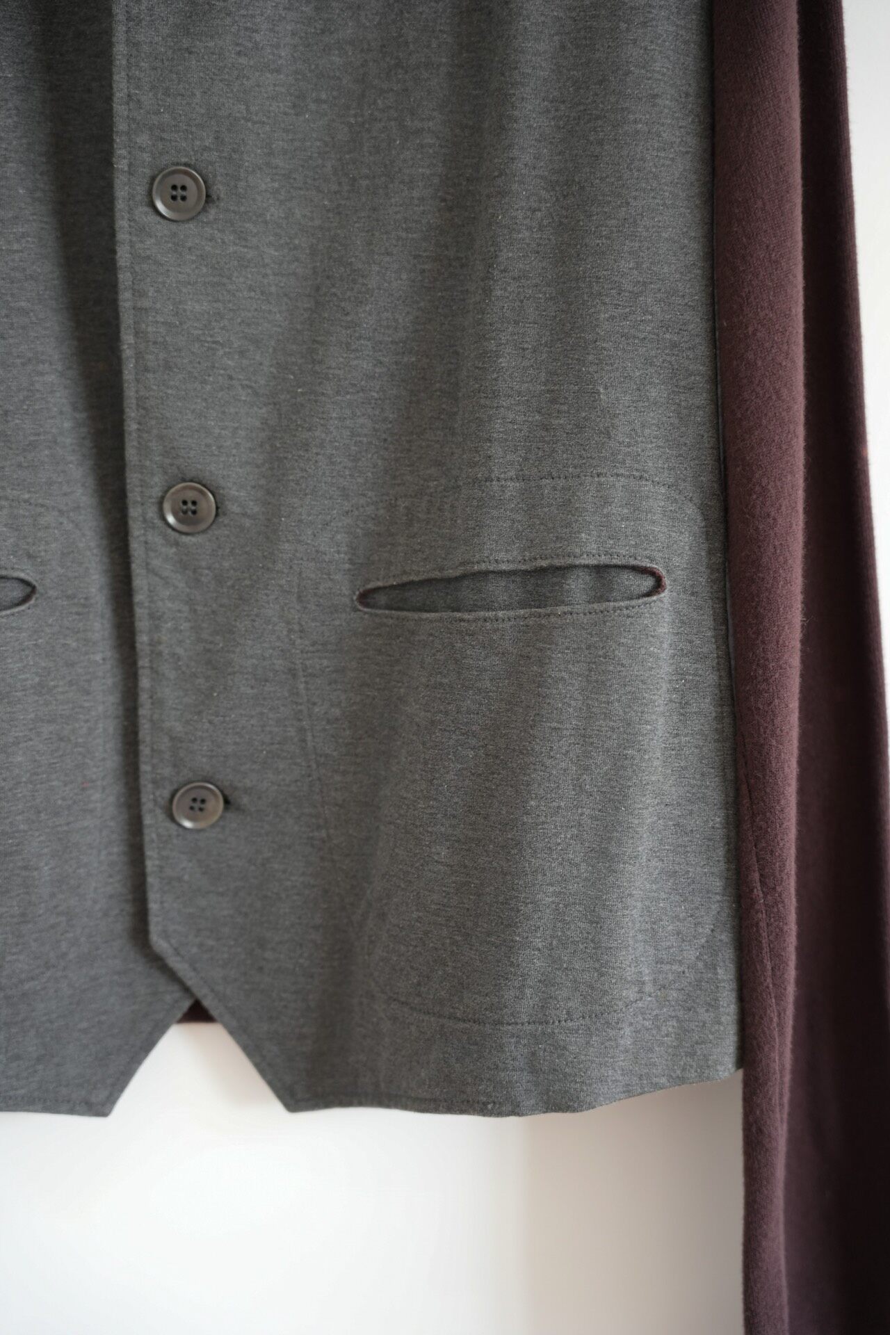 Yohji Yamamoto 01ss Gray Brown Shirt — label