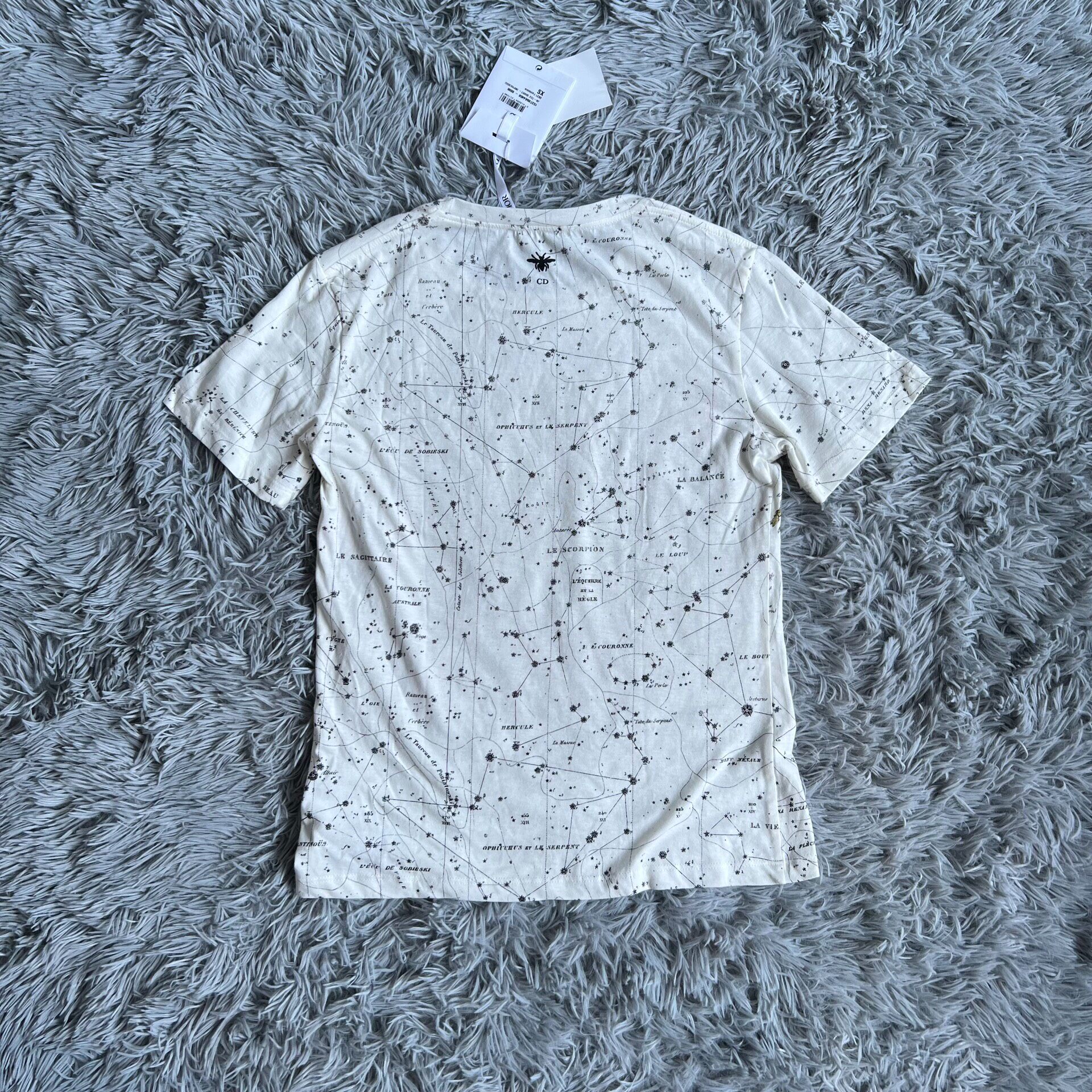 Dior Constellation Print Short-Sleeve T-Shirt — back