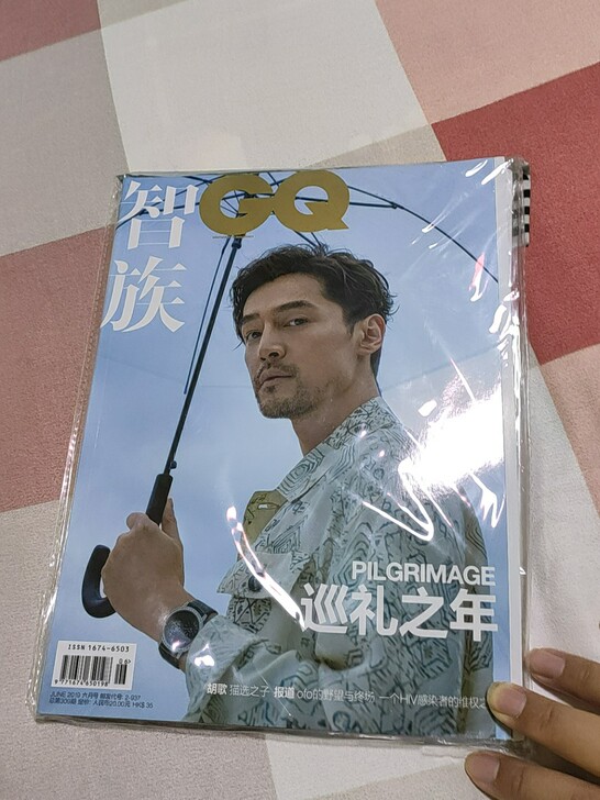 智族GQ六月刊胡歌杂志