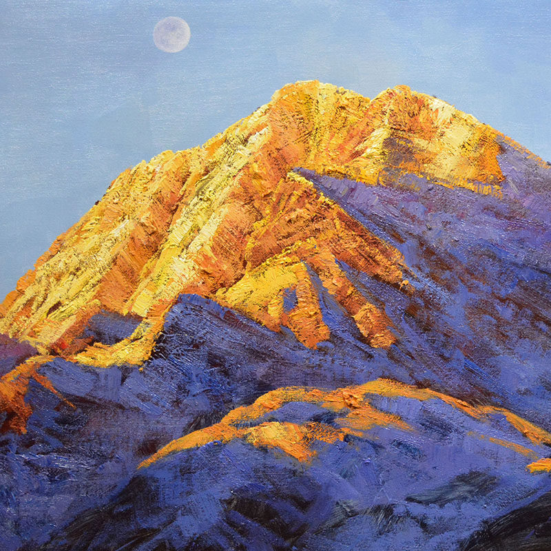 王翠宁《金山银月no8》布面油彩|艺馨弘艺