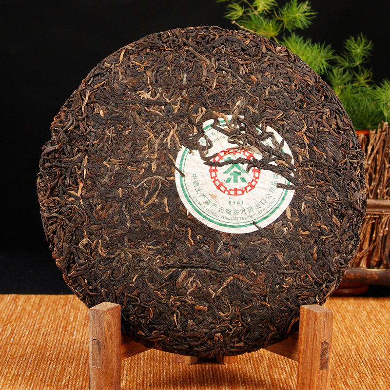 47【7片】中茶 2006年8541绿印 云南普洱 干仓老茶 生茶2499g