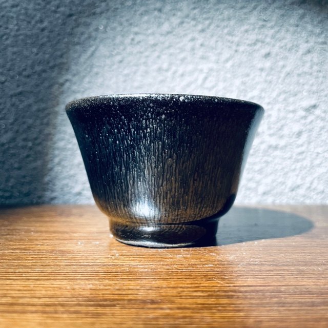 凌霄茶盏底银毫马蹄杯器型建盏