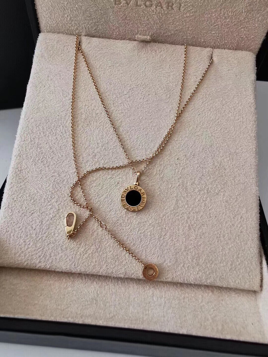 二手正品97宝格丽bvgari黑陶瓷圆饼小号项链尺寸42