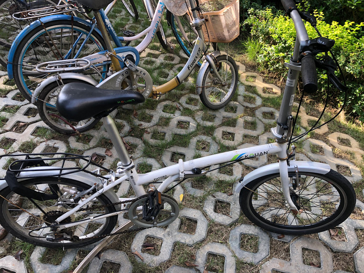 折叠自行车，带变速，后5速，功能正常。只出本地，城区自提。
