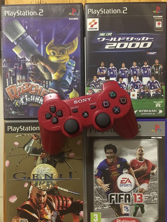 ps2正版游戏，足球，瑞奇